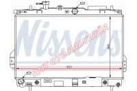 Hyundai Matrix Benzinli Otomatik Motor Su Radyatörü 2001 2006 Model Arası 25310-17100