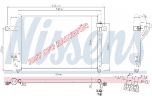 Hyundai Getz Benzinli Klima Radyatörü 97606-1C100 1C000