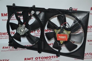 MITSUBISHI LANCER ÇİFTLİ RADYATÖR FAN 2003-2007 MODEL ARASI MR968365